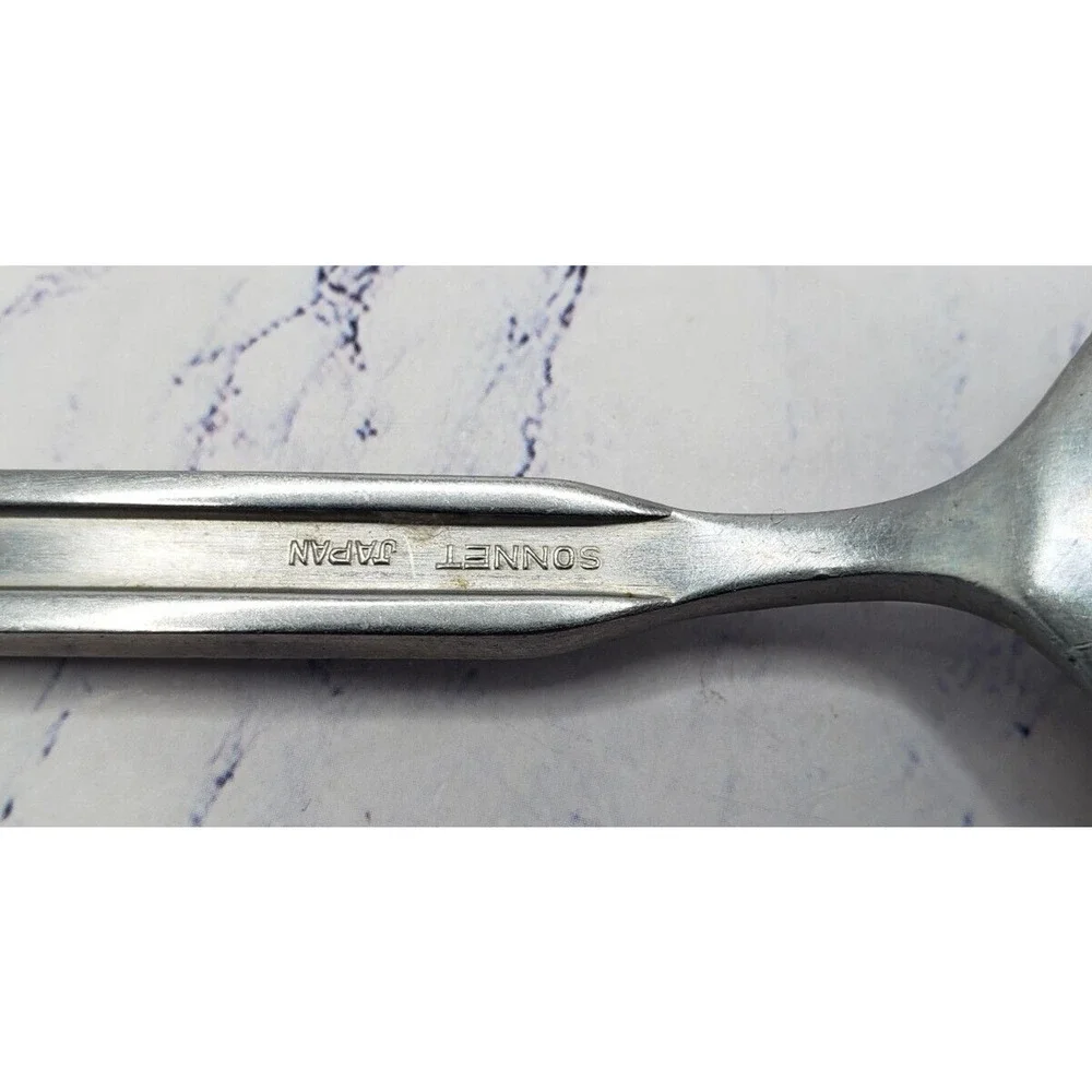 Sonnet Japan Soup Dessert Spoon Glossy Stainless Steel Flatware Discontinued